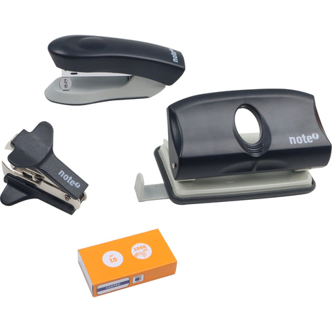 Conjunto de Furador, Saca Agrafos, Agrafador e Agrafos Note!