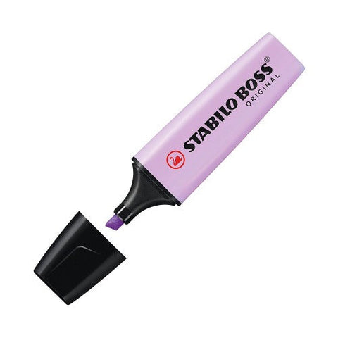 Marcador Fluor Pastel Lilás Stabilo Boss