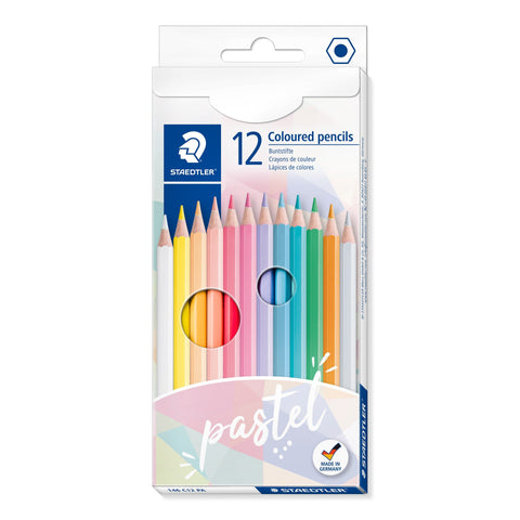 Lápis Cor Pastel 12 unidades Staedtler
