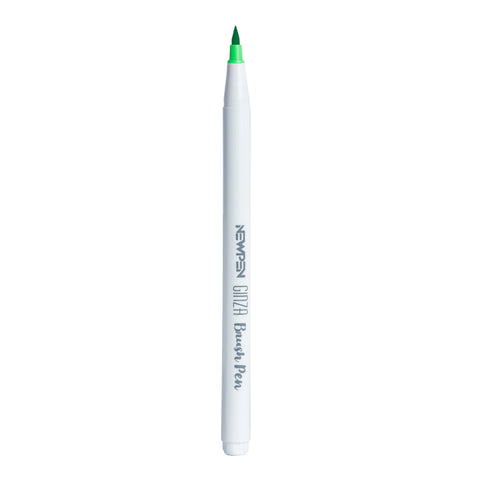 Marcador Ginza Pro Brush Pen Verde Newpen