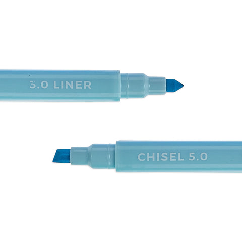 Conjunto 9 Sublinhadores Pastel 2 Pontas