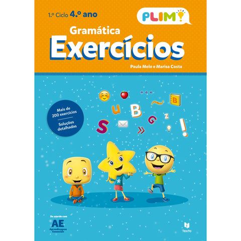 PLIM! Exercícios de Gramática 4.º Ano de Paula Melo e Marisa Costa