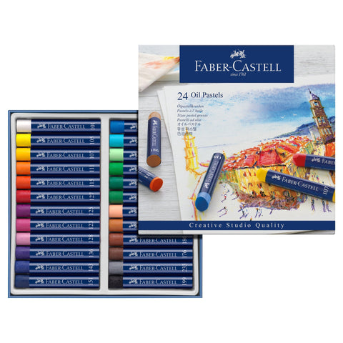 Lápis Pastel Óleo 24 unidades Faber Castell