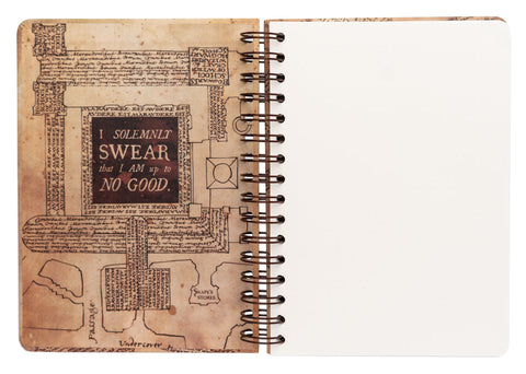 Caderno A5 Bullet - Harry Potter The Marauder's Map