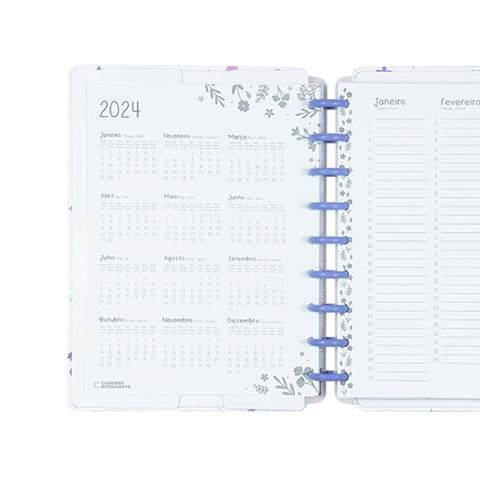 Planner Lilac Fields By Sophia Martins Caderno Inteligente