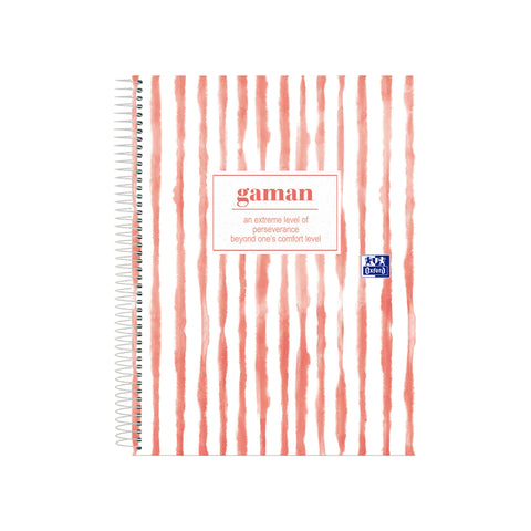Caderno Espiral A4 Pautado Ted 80 Folhas Japandi Oxford