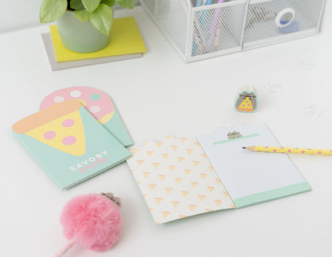 Conjunto Escrita - Pusheen Foodie