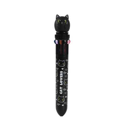 Caneta Multicolor - Gato