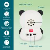 Coluna Portátil Com Suporte - Panda