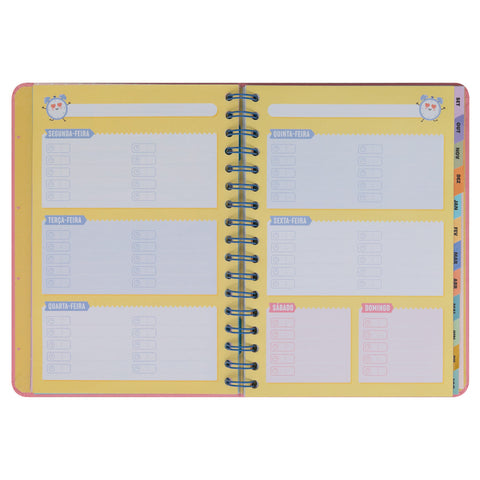 Agenda Wonder 24/25 Semanal Grande - Vou Com Tudo