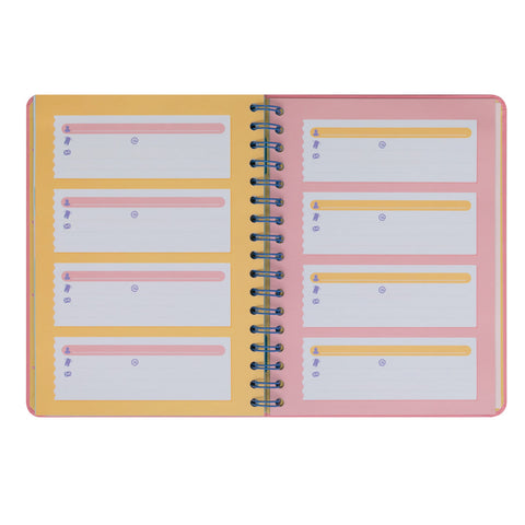 Agenda Wonder 24/25 Semanal Grande - Vou Com Tudo