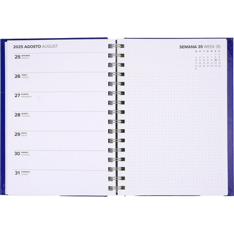Agenda A5 2025 Semanal Quotes Note! (artigo sortido)