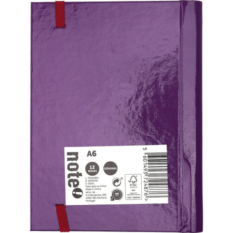 Agenda A6 2025 Semanal Basic Note! (artigo sortido)