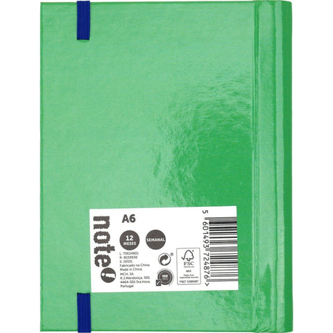 Agenda A6 2025 Semanal Basic Note! (artigo sortido)