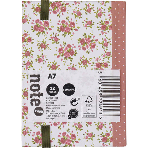 Agenda A7 2025 Semanal Botanic Note! (artigo sortido)