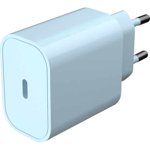 Tomada Usb-C Azul Aqua Sky