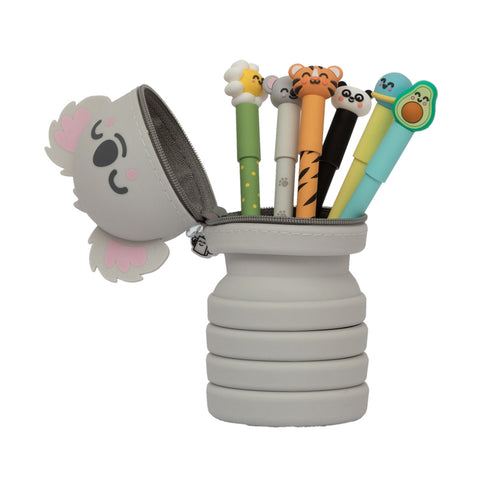 Conjunto 6 Canetas Apagar e Estojo - Koala