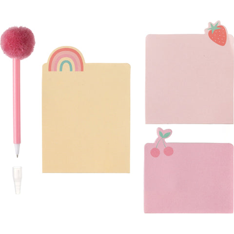 Bloco Notas Aderente 40 Folhas + Esferográfica Good Day (artigo sortido)
