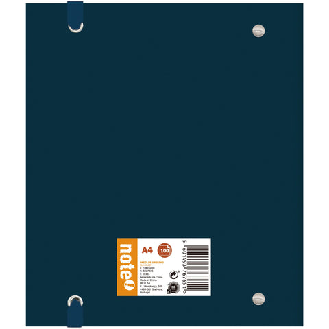 Pasta Arquivo A4 Com Recarga 100 Folhas 100G Colors Note