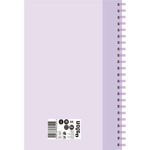 Conjunto Caderno Espiral A4 Kraft Soft 80 Folhas 80G Pautado 2 Unidades Note!