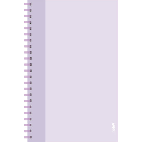 Conjunto Caderno Espiral A4 Kraft Soft 80 Folhas 80G Pautado 2 Unidades Note!
