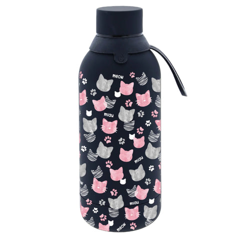 Garrafa Térmica 500ml - Black Miau