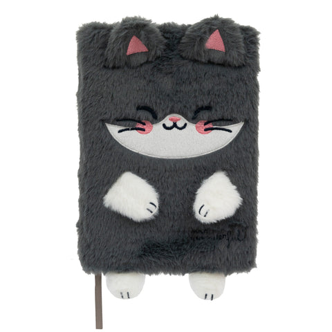 Caderno A5 Peluche - Gato