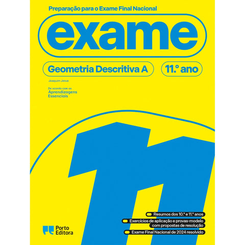 Preparação para o Exame Final Nacional - Geometria Descritiva A - 11.º Ano