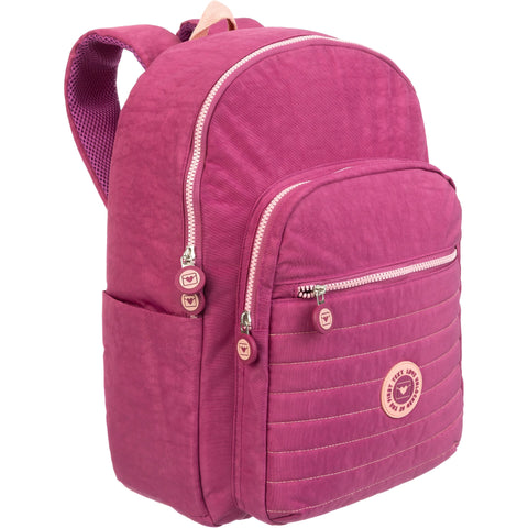 Mochila Puffy Rosa Note!