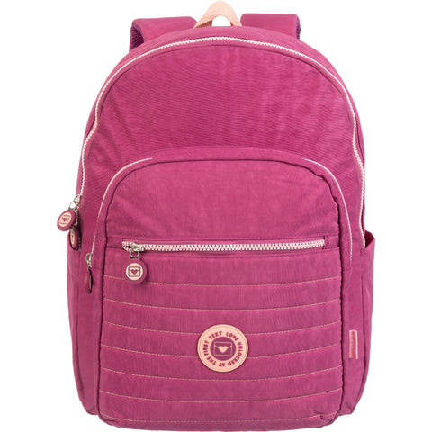 Mochila Puffy Rosa Note!