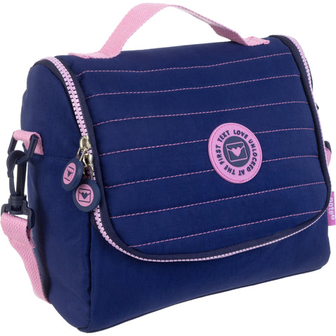 Saco Lanche Puffy Azul Note!