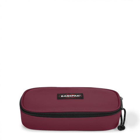 Estojo Oval Single - Maroon Burgundy
