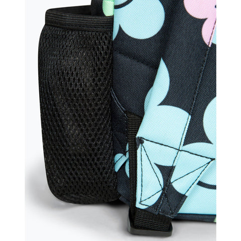 Mochila Badge Black Happy Flowers Hype