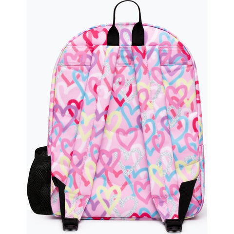 Mochila Graffiti Hearts Rosa Hype