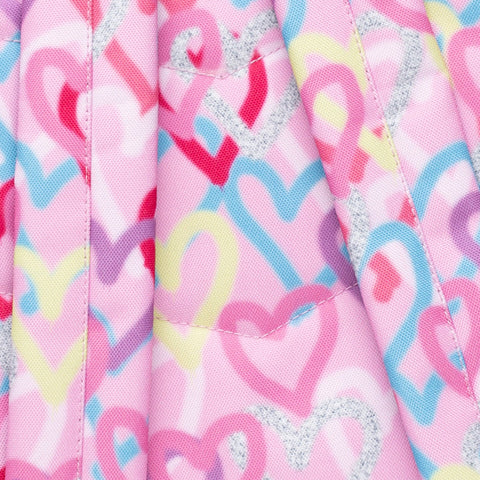 Mochila Graffiti Hearts Rosa Hype