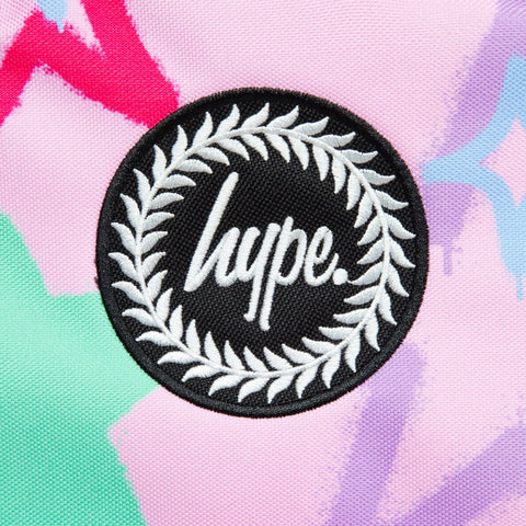 Mochila Graffiti Stars Badge Rosa Hype