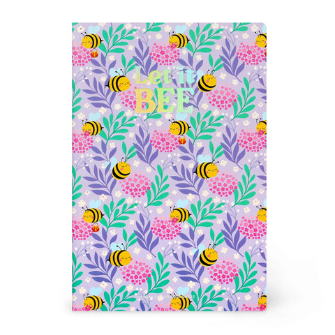 Caderno Com Linha Pequeno - Abelha