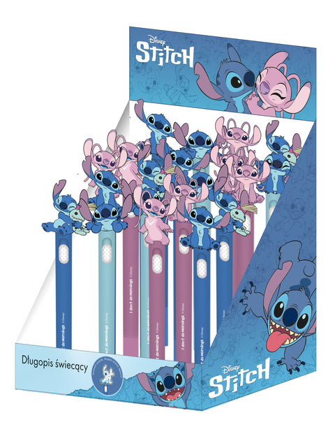 Caneta Com Luz Stitch