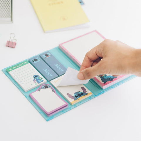 Bloco Notas Adesivas Stitch Tropical