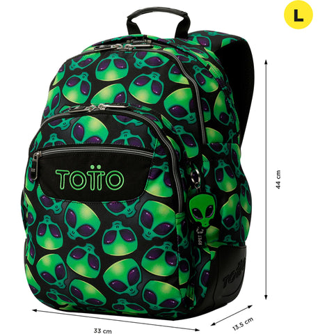 Mochila Com Base Borracha Alien Totto