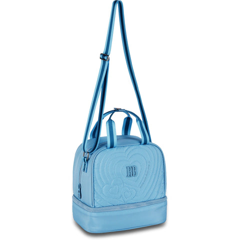 Saco Lanche Corações Azul Rebecca Bonbon