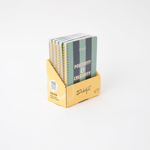 Caderno A5 - Positivity & Creativity