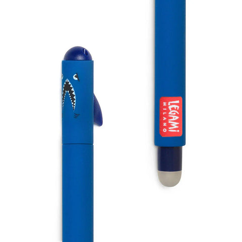 Caneta Apagar Tubarão - Cor Azul