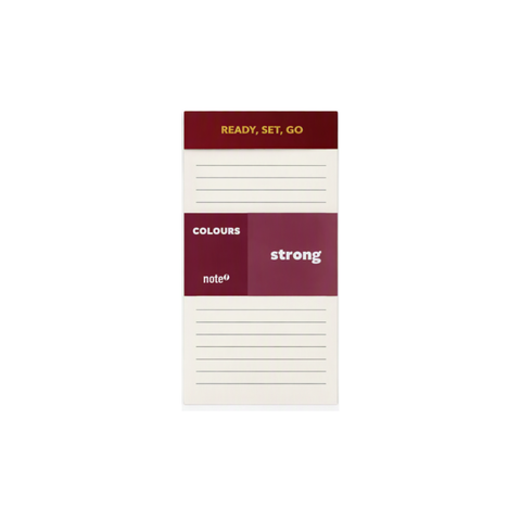Bloco de Notas Pautado Colours Strong Note!