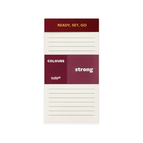 Bloco de Notas Pautado Colours Strong Note!