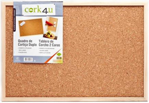 Quadro Cortiça Duplo Liso 30 x 40cm Amorim