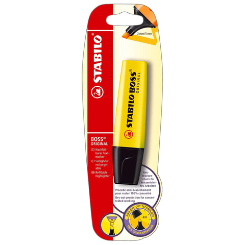 Sublinhador BOSS ORIGINAL Amarelo Stabilo