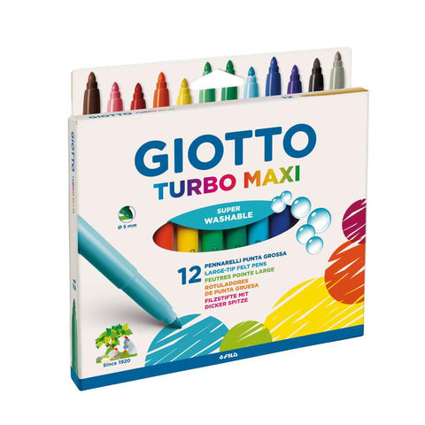 Marcadores de Colorir Maxi 12 Unidades Giotto