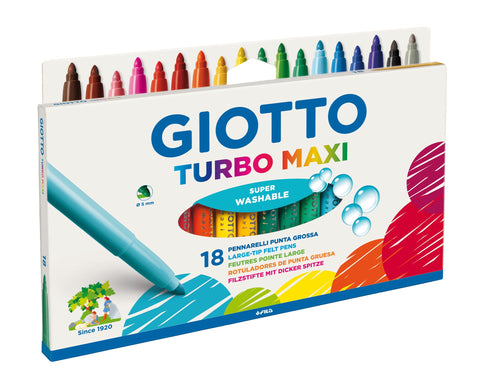 Marcador de Colorir Maxi 18 Unidades Giotto