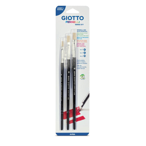 Pincéis para Óleo Nº 6, 8, 10 Giotto